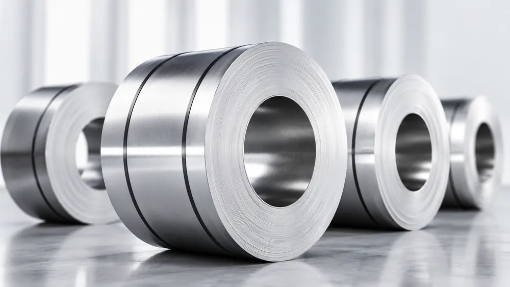 Stainless steel coils in 2B, BA and No.4 finishes